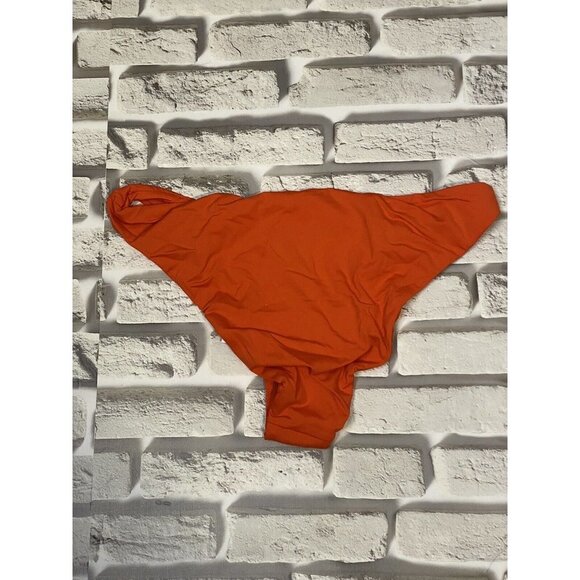 Andie Swim Womens The Cheeky Bottom in Cherry Red Size Medium - Picture 3 of 9